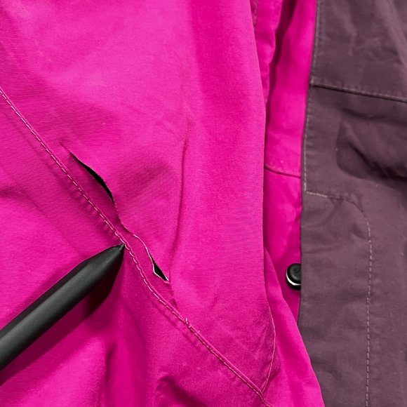 The North Face Womens Medium Hyvent Jacket Boundary Triclimate Purple Shell Only - Picture 8 of 12